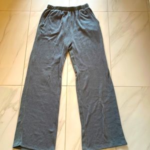 Ribbed Wide Leg Pants
